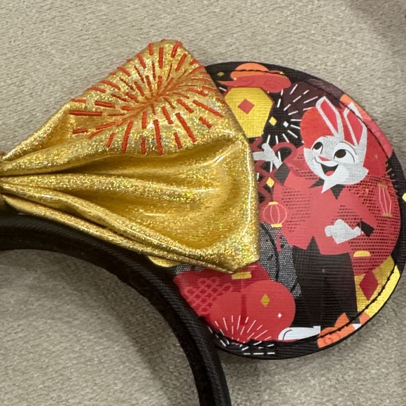 Disney Gold and Pink Mouse Ear Headbands - Picture 4 of 12